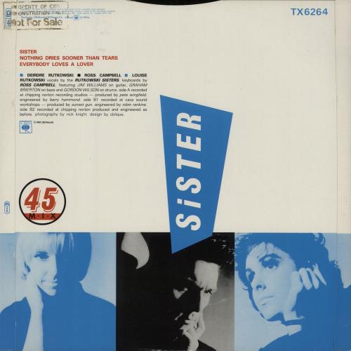 Sunset Gun Sister 12" vinyl single (12 inch record / Maxi-single) UK UU512SI756927