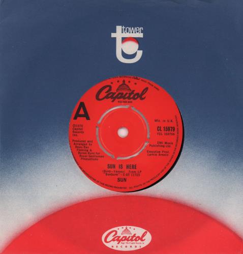 Sun Sun Is Here 7" vinyl single (7 inch record / 45) UK S8N07SU662363