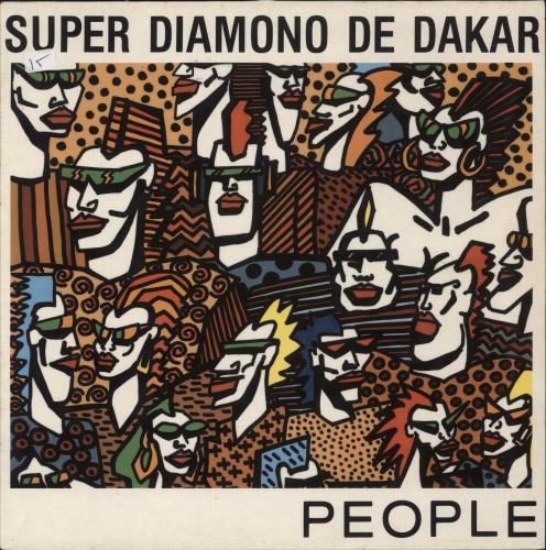Super Diamond De Dakar People vinyl LP album (LP record) French -W2LPPE880497