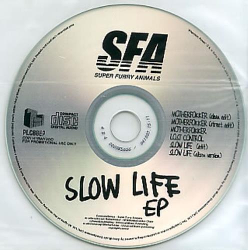 Super Furry Animals Slow Life EP CD-R acetate UK SFACRSL286764