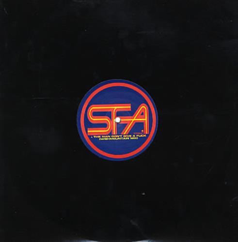 Super Furry Animals The Man Don't Give A Fuck 3-trk 12" vinyl single (12 inch record / Maxi-single) UK SFA12TH80191