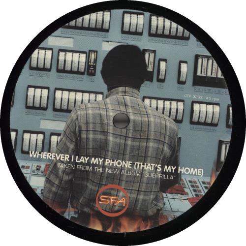 Super Furry Animals Wherever I Lay My Phone (That's My Home) 12" vinyl single (12 inch record / Maxi-single) UK SFA12WH265186