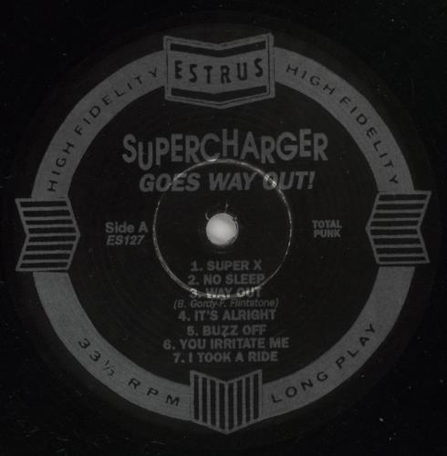 Supercharger Goes Way Out! vinyl LP album (LP record) US 9Y0LPGO867589