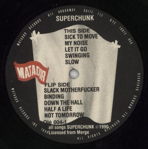 Superchunk Superchunk vinyl LP album (LP record) US SPCLPSU863550