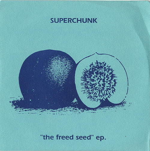 Superchunk The Freed Seed E.P - Turquoise Sleeve 7" vinyl single (7 inch record / 45) US SPC07TH05306
