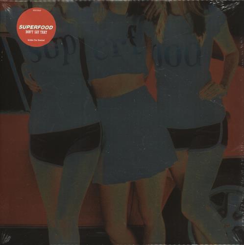 Superfood Don't Say That - Sealed vinyl LP album (LP record) UK XUPLPDO702693
