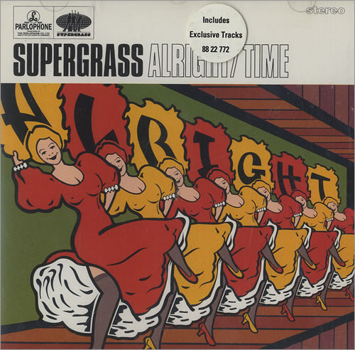Supergrass Alright / Time CD single (CD5 / 5") UK SGSC5AL65761