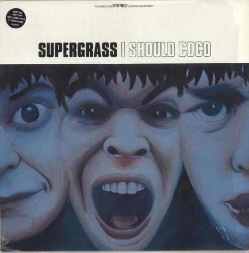 Supergrass I Should Coco + 7" + Shrinkwrap vinyl LP album (LP record) UK SGSLPIS742218