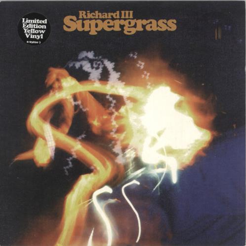 Supergrass Richard III - Yellow Vinyl 7" vinyl single (7 inch record / 45) UK SGS07RI83088
