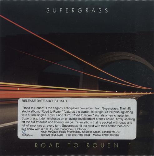 Supergrass Road To Rouen CD album (CDLP) UK SGSCDRO664423