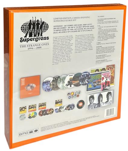 Supergrass The Strange Ones 1994-2008 - Sealed CD Album Box Set UK SGSDXTH874046