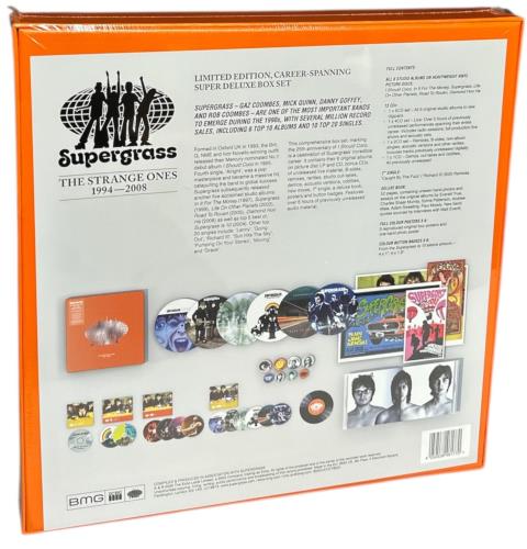 Supergrass The Strange Ones 1994-2008 - Sealed CD Album Box Set UK SGSDXTH884144