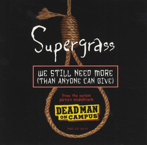 Supergrass We Still Need More CD single (CD5 / 5") US SGSC5WE118175