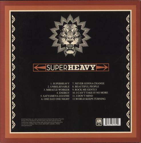 Superheavy SuperHeavy vinyl LP album (LP record) UK V4PLPSU586535