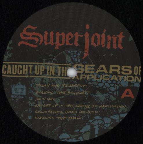 Superjoint Ritual Caught Up In The Gears of Application vinyl LP album (LP record) US SJRLPCA815953