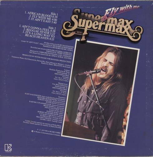 Supermax Fly With Me vinyl LP album (LP record) Japanese SAQLPFL890209