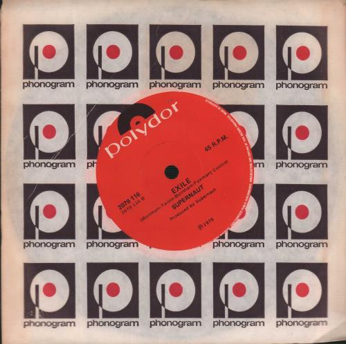 Supernaut Unemployed 7" vinyl single (7 inch record / 45) Australian X6Q07UN666684