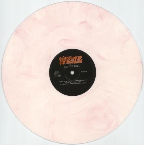 Supersuckers Get The Hell - Pink Marbled Vinyl vinyl LP album (LP record) German SUPLPGE873136