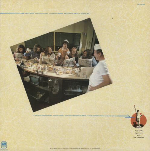 Supertramp Breakfast In America - 2nd + Inner - EX vinyl LP album (LP record) UK SPTLPBR877841