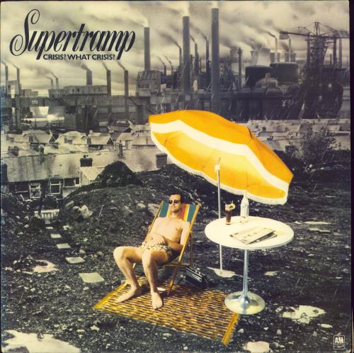 Supertramp Crisis? What Crisis? - 1st + poster vinyl LP album (LP record) UK SPTLPCR778077