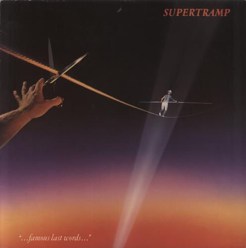 Supertramp Famous Last Words vinyl LP album (LP record) UK SPTLPFA380160