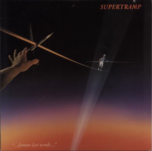 Supertramp Famous Last Words vinyl LP album (LP record) US SPTLPFA752811