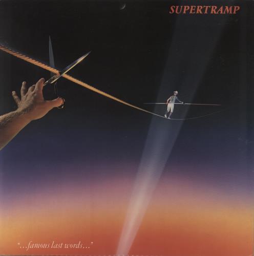 Supertramp Famous Last Words vinyl LP album (LP record) Australian SPTLPFA860244