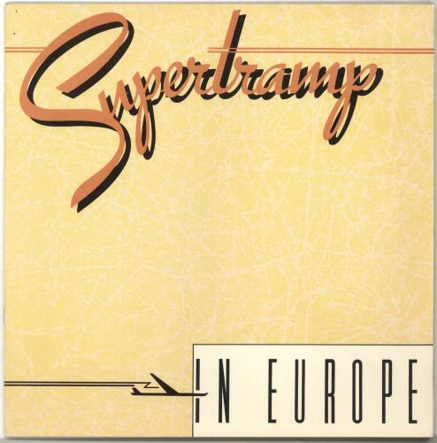 Supertramp In Europe - EX tour programme UK SPTTRIN694048