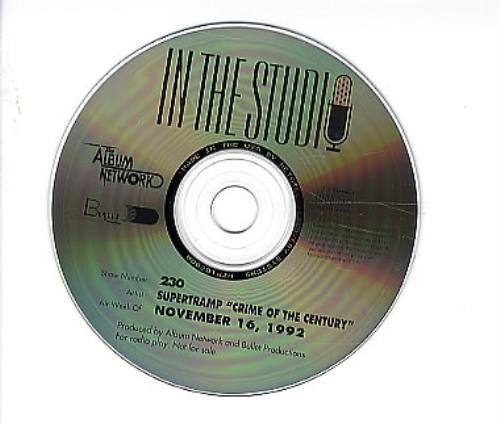 Supertramp In The Studio - Crime Of The Century CD album (CDLP) US SPTCDIN119938