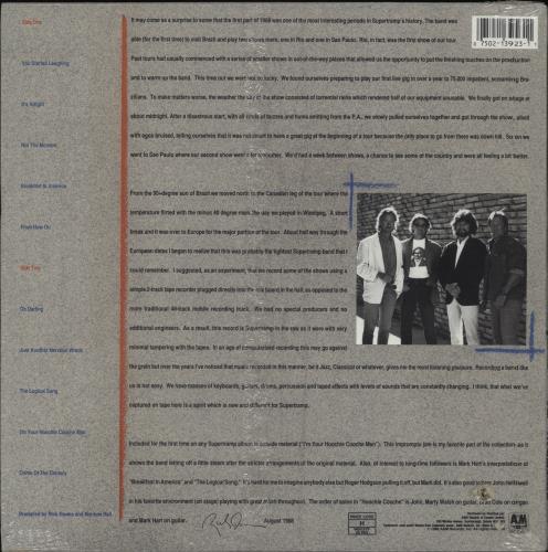 Supertramp Live '88 - Sealed vinyl LP album (LP record) Canadian SPTLPLI485739