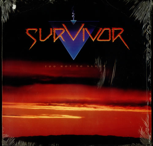 Survivor Too Hot To Sleep vinyl LP album (LP record) US SURLPTO544578