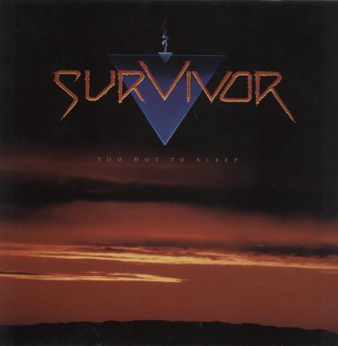 Survivor Too Hot To Sleep vinyl LP album (LP record) UK SURLPTO564975