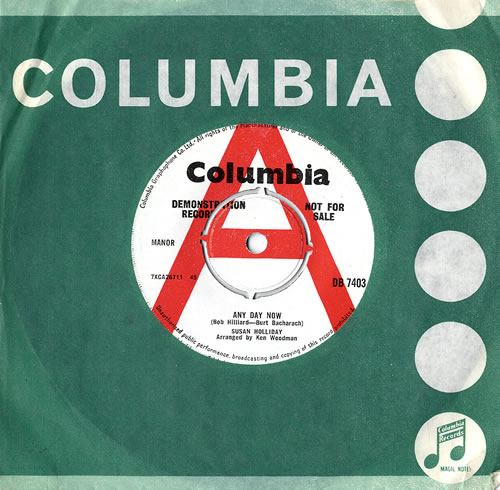 Susan Holliday Any Day Now 7" vinyl single (7 inch record / 45) UK S5H07AN484470