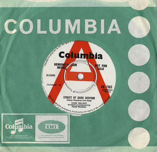 Susan Holliday Street Of Dark Despair 7" vinyl single (7 inch record / 45) UK S5H07ST482073