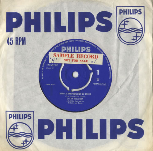Susan Maughan Hand A Handkerchief To Helen - Sample 7" vinyl single (7 inch record / 45) UK SM.07HA473342