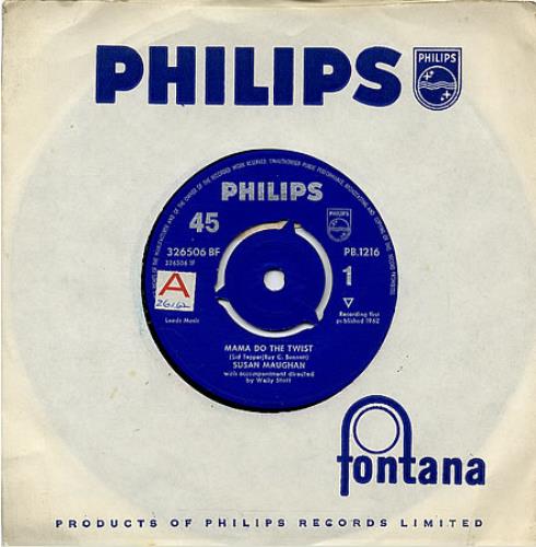 Susan Maughan Mama Do The Twist - Factory Sample 7" vinyl single (7 inch record / 45) UK SM.07MA454132