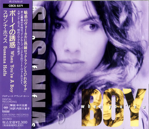 Susanna Hoffs When You're A Boy CD album (CDLP) Japanese HOFCDWH450418