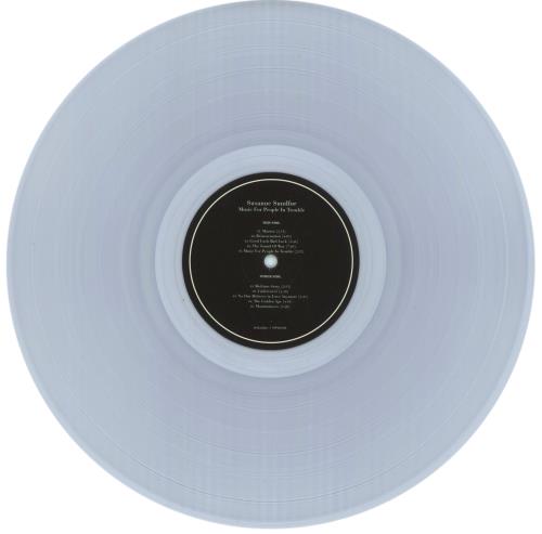 Susanne Sundf�r Music For People In Trouble - Clear Vinyl - EX vinyl LP album (LP record) UK 9X5LPMU867536