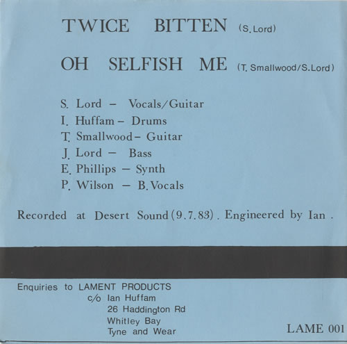 Suspicions Confirmed Twice Bitten 7" vinyl single (7 inch record / 45) UK UU607TW514509