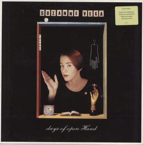 Suzanne Vega Days Of Open Hand - EX + Hype Sticker vinyl LP album (LP record) UK VEGLPDA142621