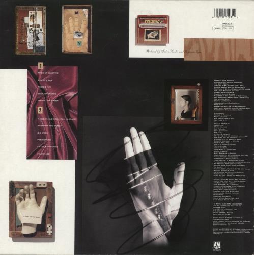 Suzanne Vega Days Of Open Hand - EX + Hype Sticker vinyl LP album (LP record) UK VEGLPDA142621
