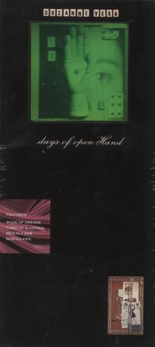 Suzanne Vega Days Of Open Hand - Longbox CD album (CDLP) US VEGCDDA101035