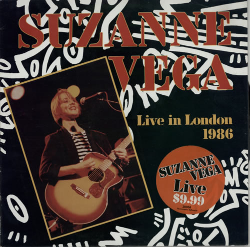 Suzanne Vega Live In London 1986 vinyl LP album (LP record) Australian VEGLPLI208263