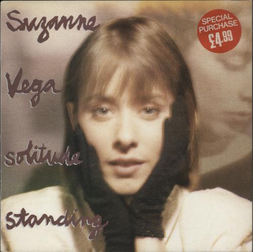 Suzanne Vega Solitude Standing - Price Stickered vinyl LP album (LP record) UK VEGLPSO802868