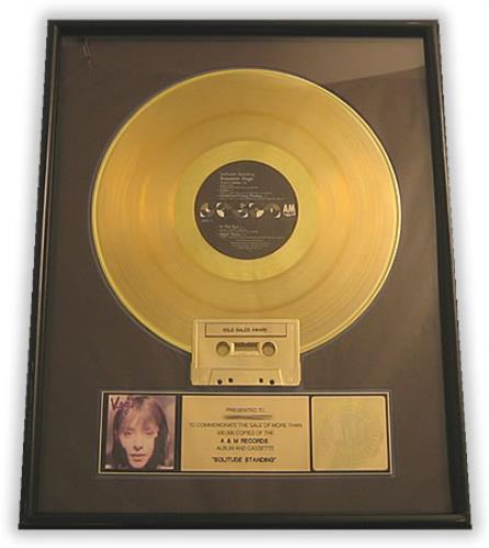 Suzanne Vega Solitude Standing award disc US VEGAWSO151895