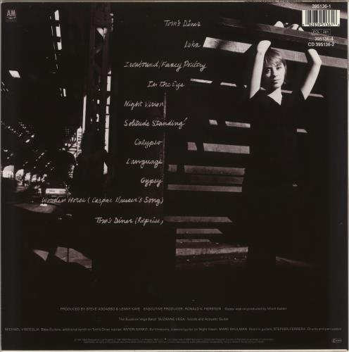 Suzanne Vega Solitude Standing vinyl LP album (LP record) German VEGLPSO707363