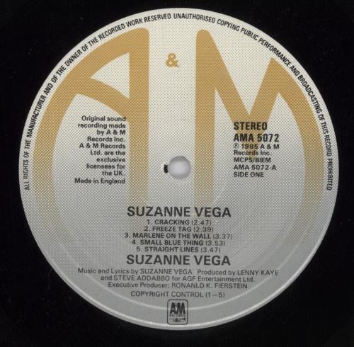Suzanne Vega Suzanne Vega - shrink vinyl LP album (LP record) UK VEGLPSU820077