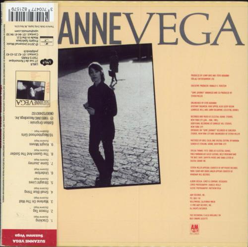 Suzanne Vega Suzanne Vega CD album (CDLP) French VEGCDSU796719