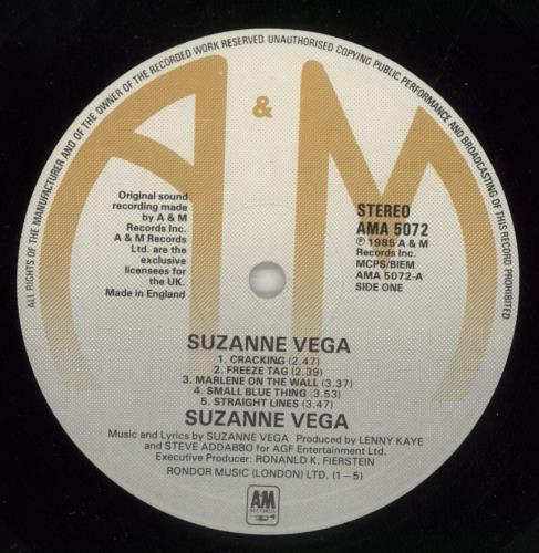 Suzanne Vega Suzanne Vega vinyl LP album (LP record) UK VEGLPSU811362