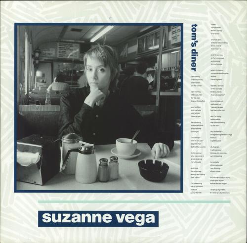 Suzanne Vega Tom's Diner EP 12" vinyl single (12 inch record / Maxi-single) UK VEG12TO458853